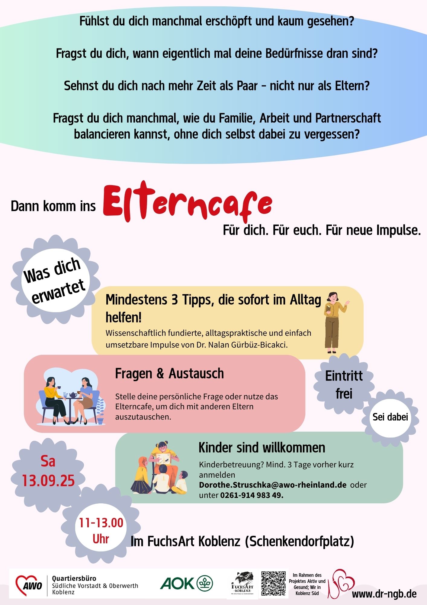 Elterncafe in der südl. Vorstadt in Koblenz