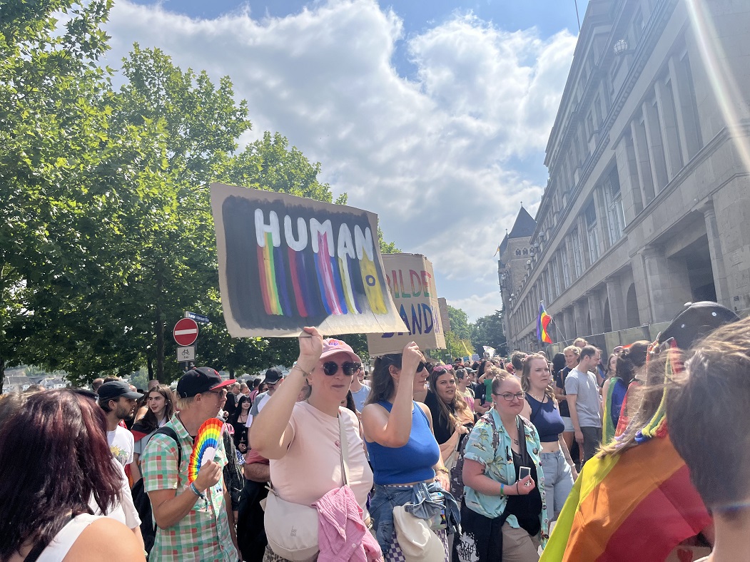 Bunte Solidarität auf der Koblenzer Pride